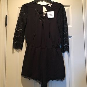 Jack by BB Dakota black romper size small